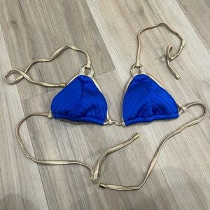 Beach Bunny Madagascar Glam Triangle Top Size Small